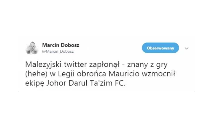 Były piłkarz Legii, Mauricio ma nowy klub. CO ZA ZJAZD